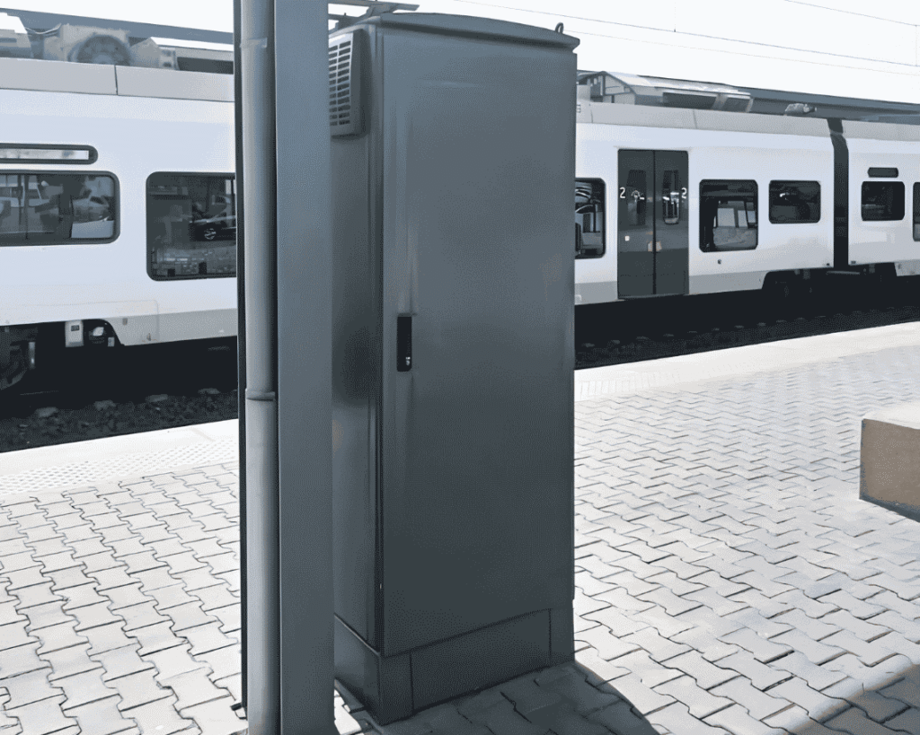 coffret électrique ferrovière